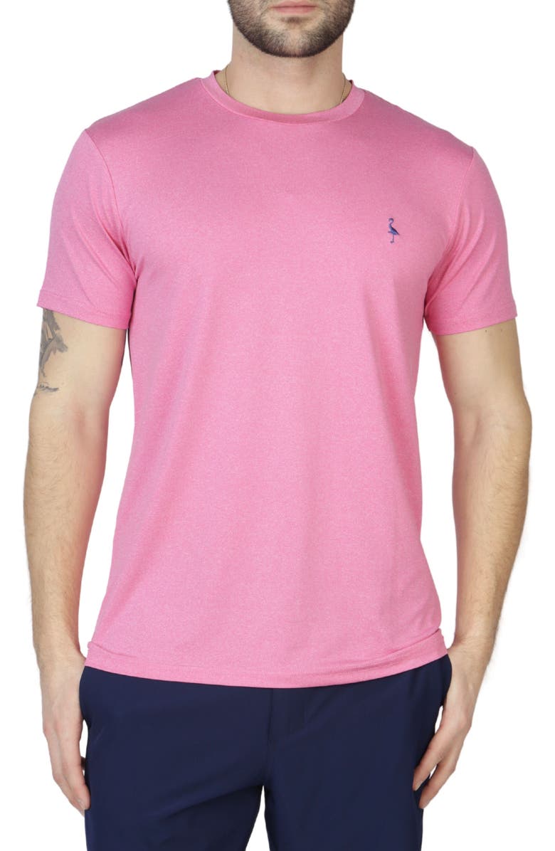 TailorByrd Mélange Performance T-Shirt, Main, color, Rose Pink