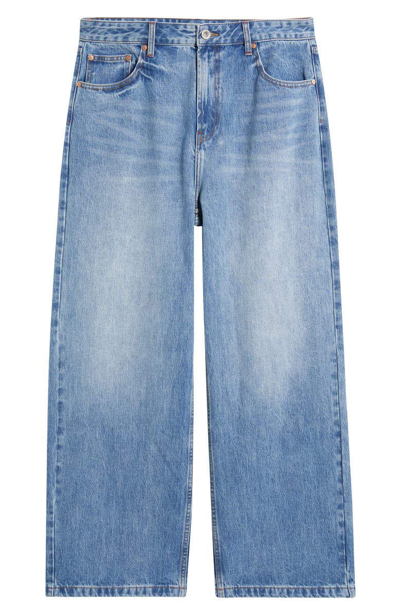 Elwood Nonstretch Baggy Jeans, Alternate, color, Medium Wash