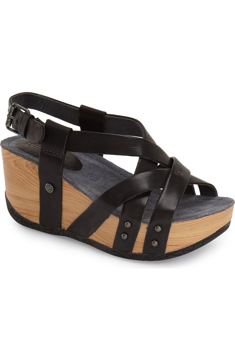 Bussola 'Orly' Wedge Sandal, Main, color,