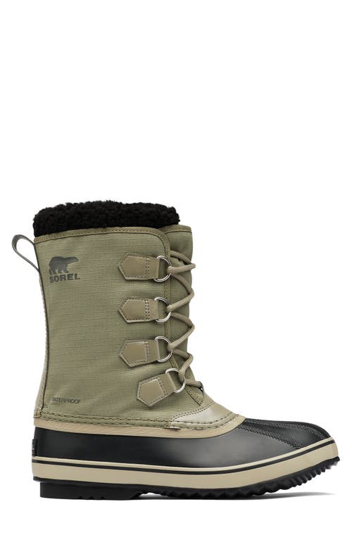 Sorel 1964 Pac Faux Shearling Trim Waterproof Snow Boot In Gray