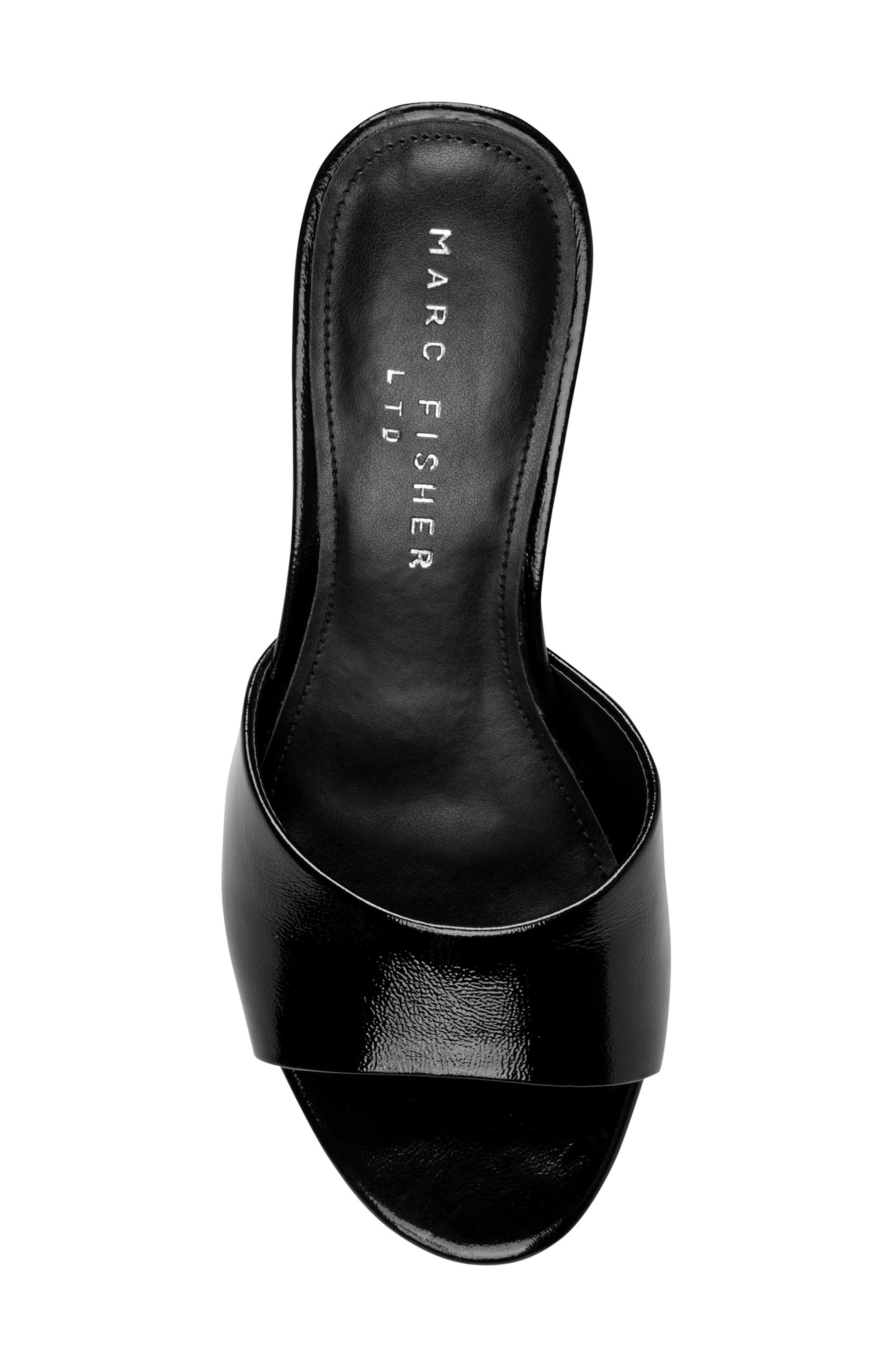 Marc Fisher LTD Finny Slide Sandal, Alternate, color, Black