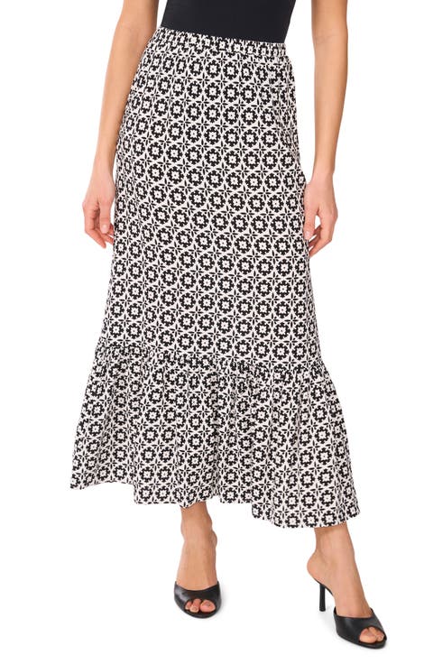 Black long pleated maxi skirt, sofe linen skirt 0904#