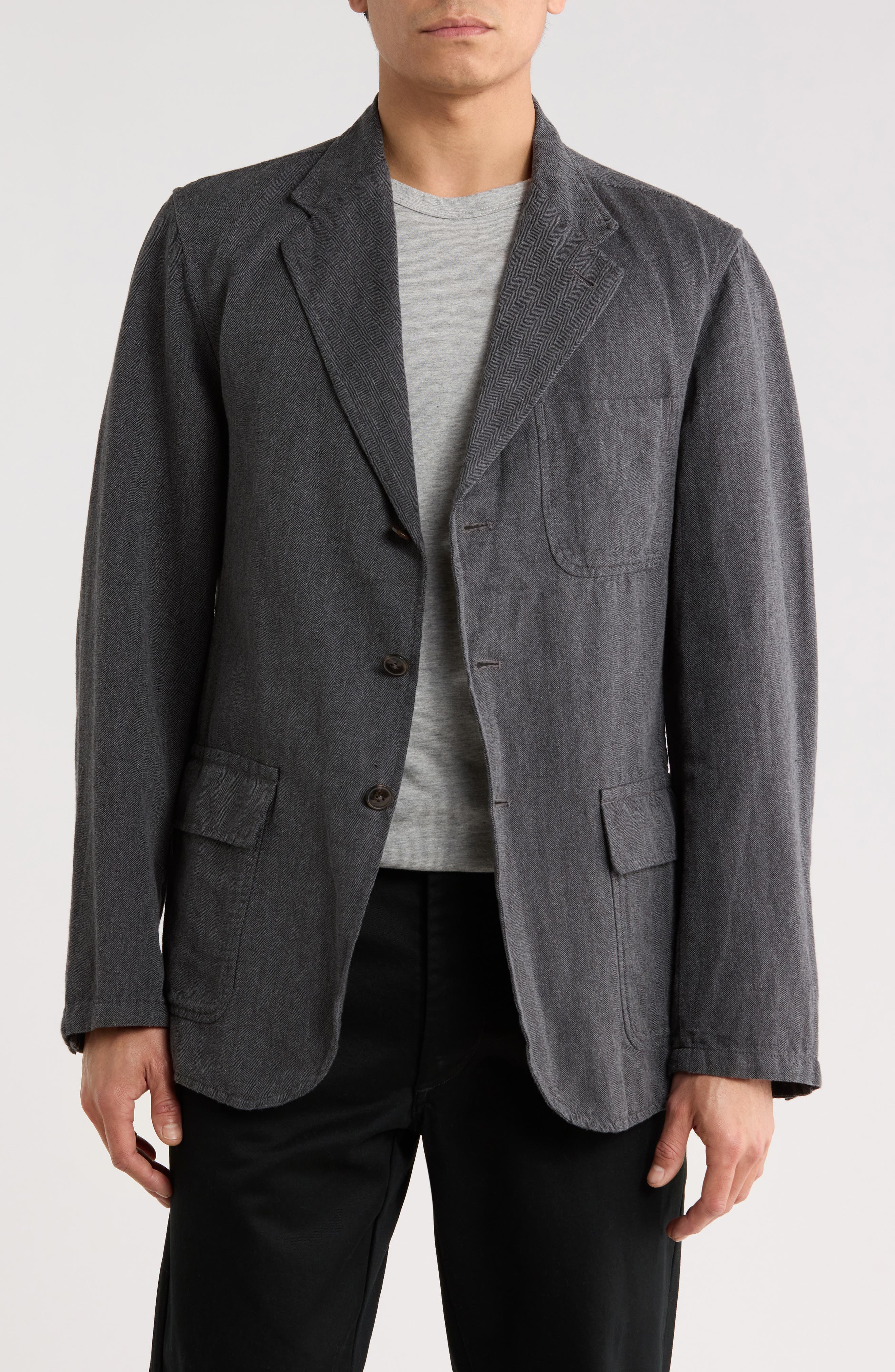 BUCK MASON Capitola Linen & Cotton Carry On Sport Coat