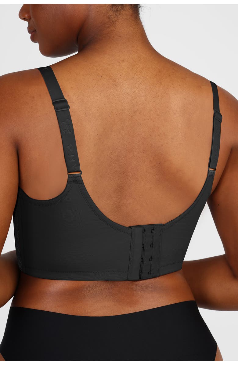 Shapellx Supportive Unlined Lace Underwired Bra, Alternate, color, Classic Black