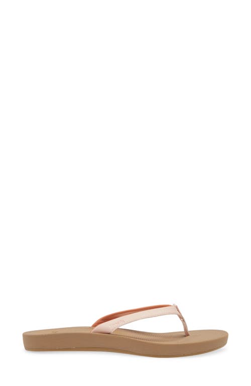 Sanuk Cosmic Shores Water Friendly Flip Flop In Orange