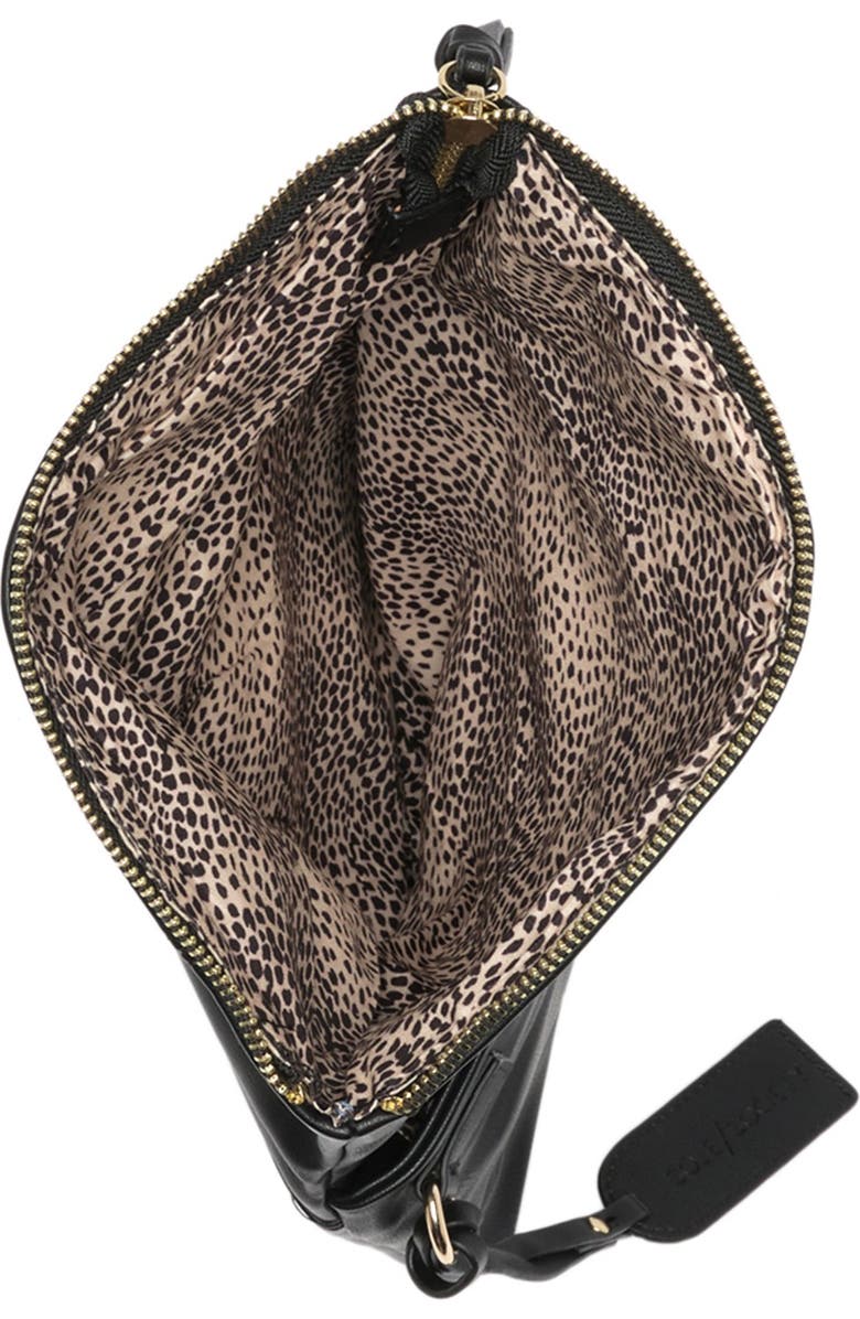 Sole Society Textured Faux Leather Clutch, Alternate, color,