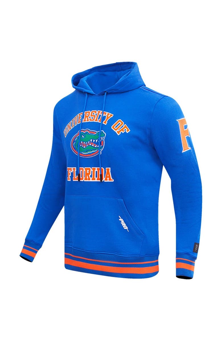 PRO STANDARD Men's Pro Standard Royal Florida Gators Classic Stacked Logo Pullover Hoodie, Alternate, color,