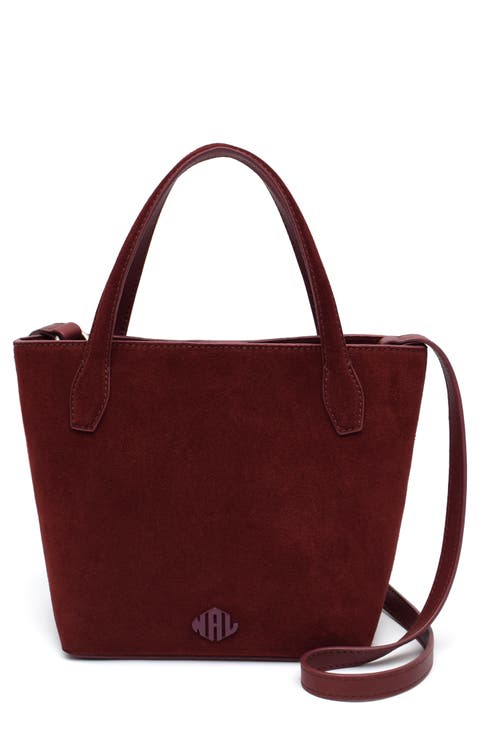 Asher Suede Crossbody Tote Bag