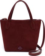 New Amsterdam Leatherworks Asher Suede Crossbody Tote Bag