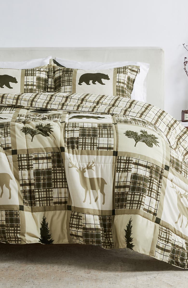 Woven & Weft Lodge Comforter Set, Main, color, Stonehurst