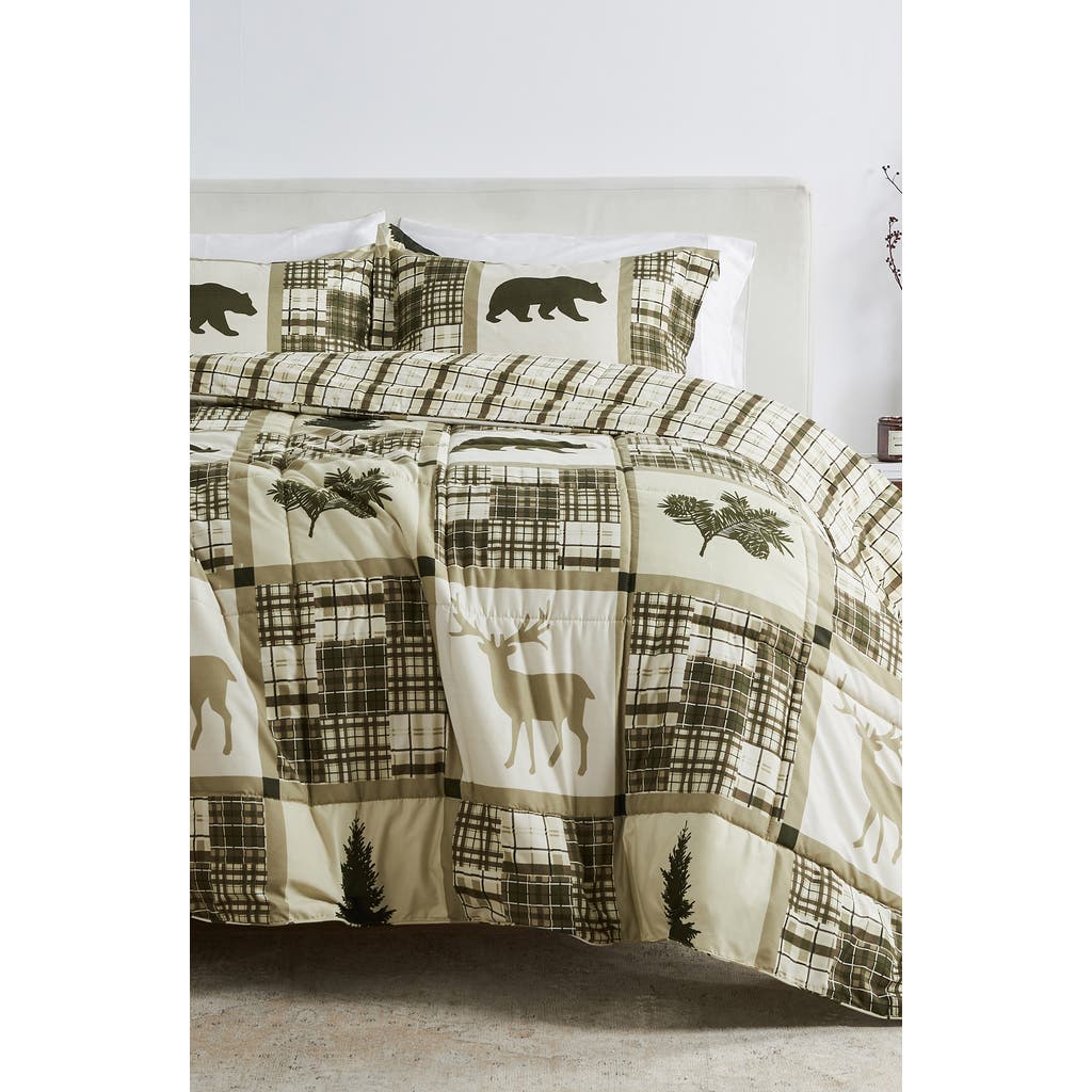 Woven & Weft Lodge Comforter Set In Green