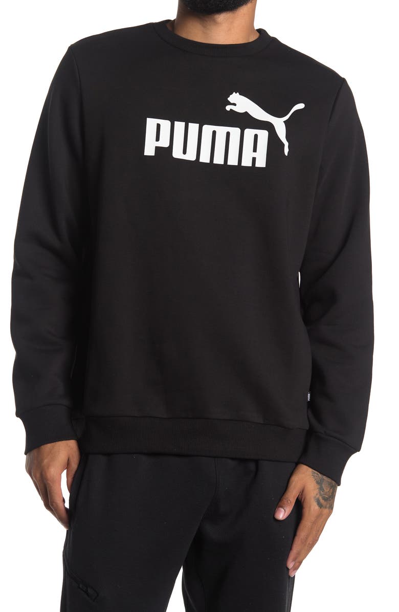 PUMA Essentials Big Logo Fleece Sweatshirt, Main, color, 