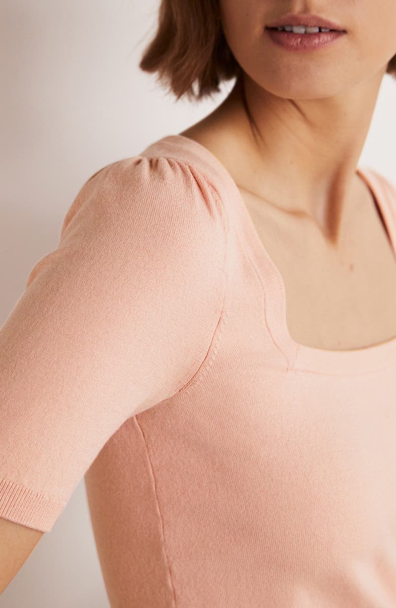 Boden Square Neck Knit Top, Alternate, color, 