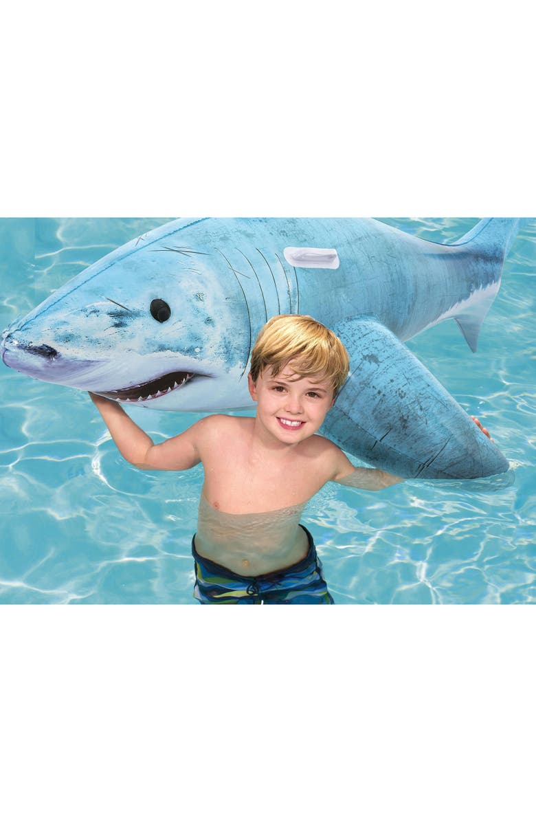 H2OGO! Realistic Shark Rideon, Alternate, color, Blue