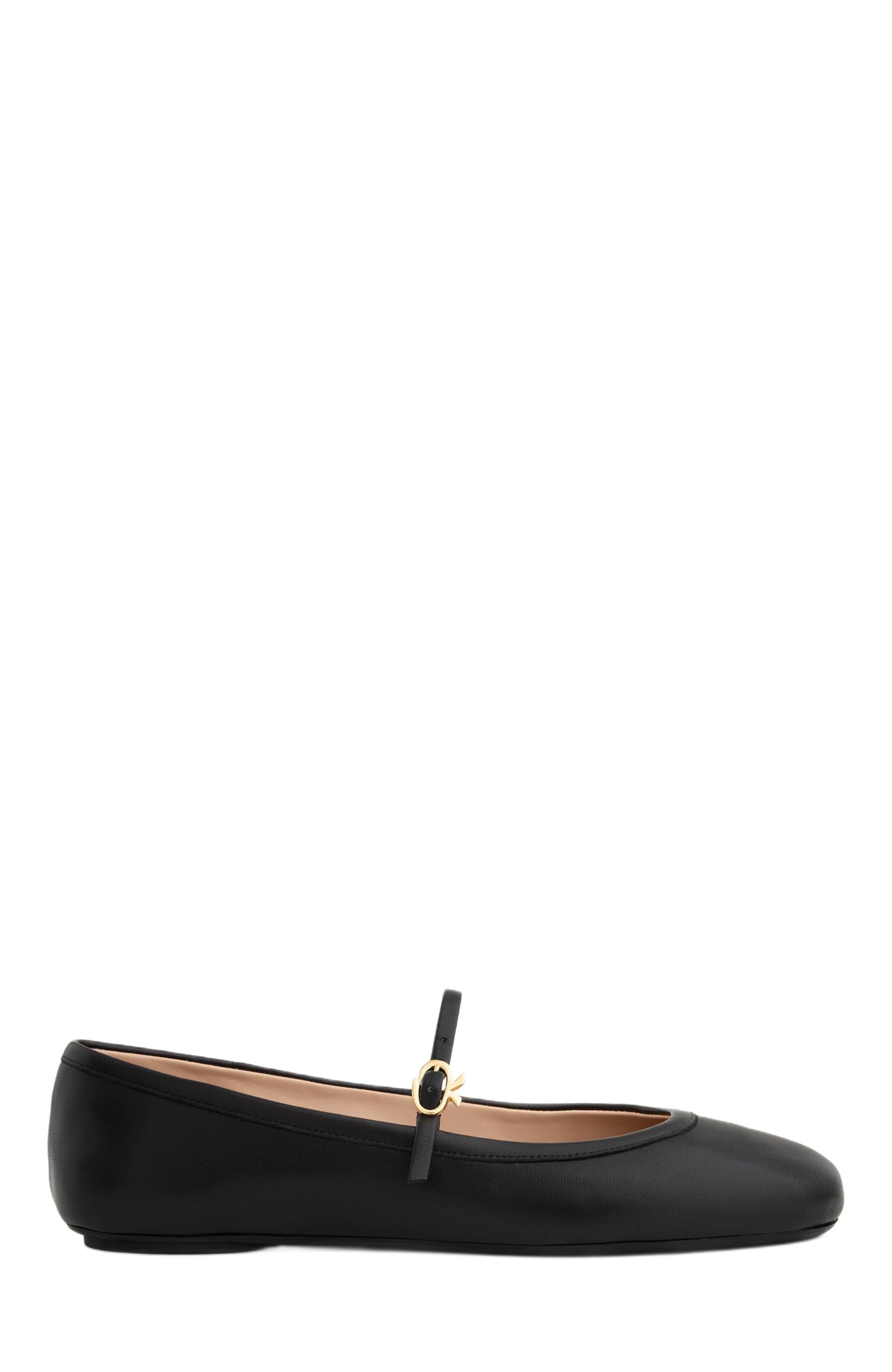 Gianvito Rossi Carla Ballerina, Main, color, Black