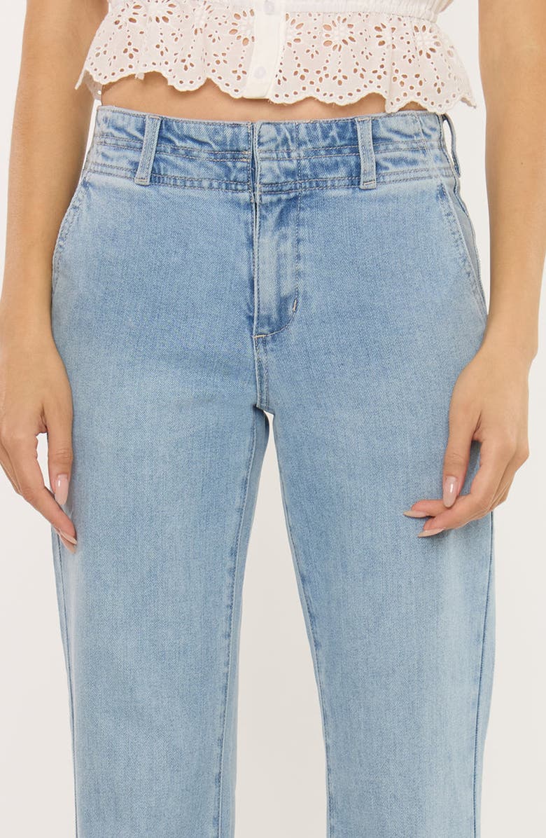 KanCan Islan High Rise Wide Flare Jeans, Alternate, color, Medium Light Wash