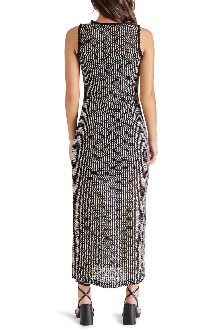Nyssa Textured Sleeveless Knit Dress, Alternate, color, BLACK