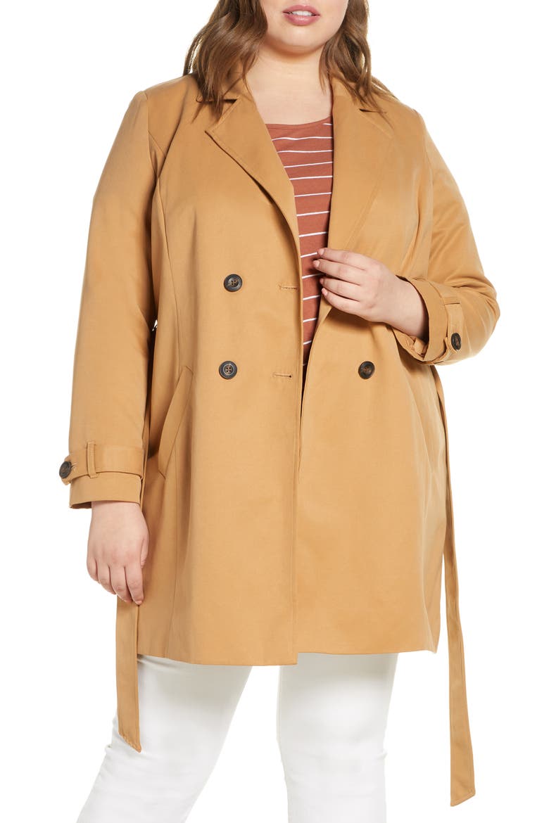 Curve Tie Waist Jacket, Alternate, color, TOBACCO BROWN