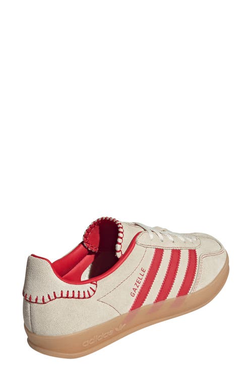 Adidas Originals Gazelle Indoor Leather-trimmed Suede Sneakers In Multi