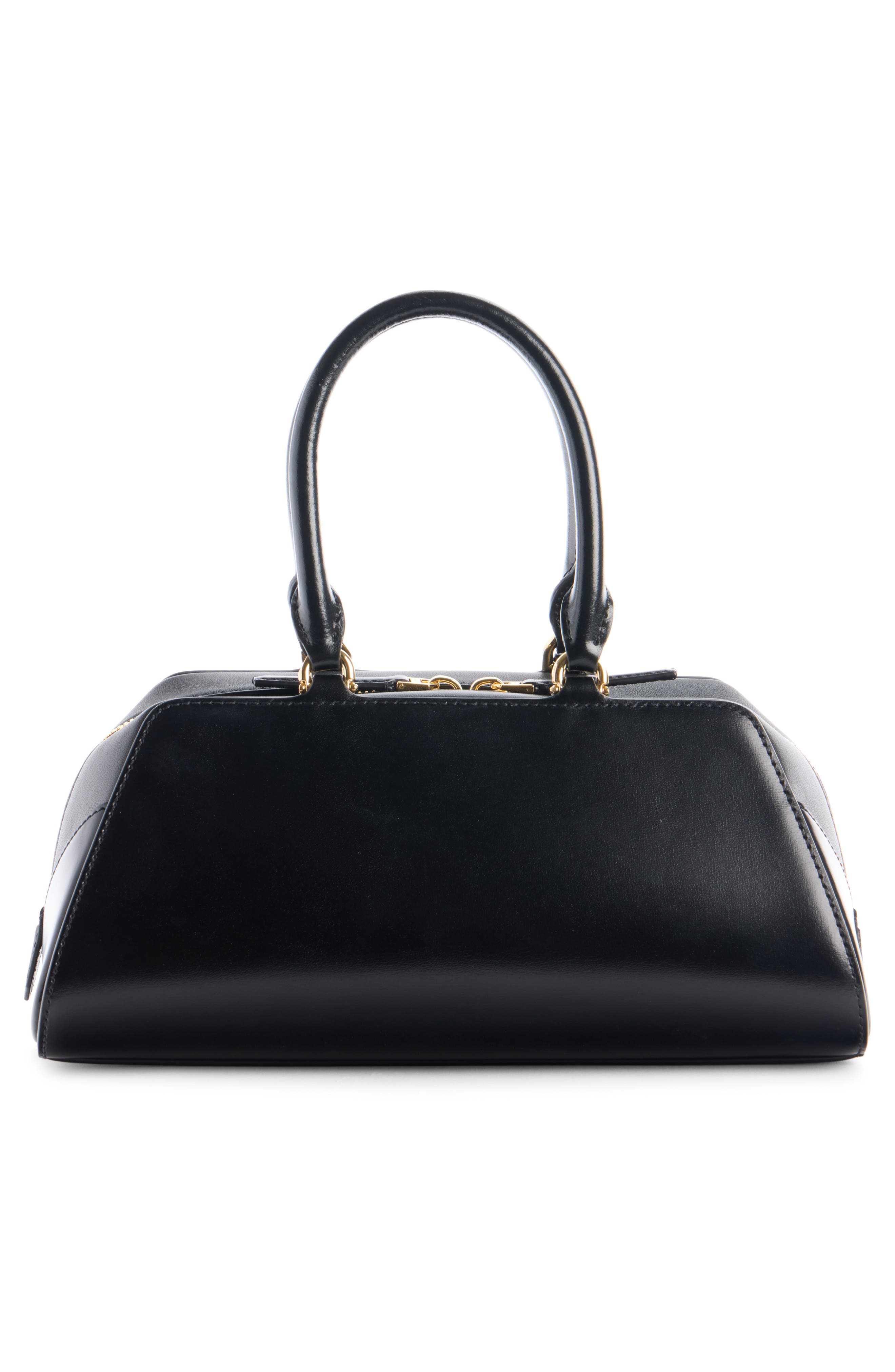 Givenchy Mini Antigona Leather East/West Satchel, Alternate, color, 001-Black