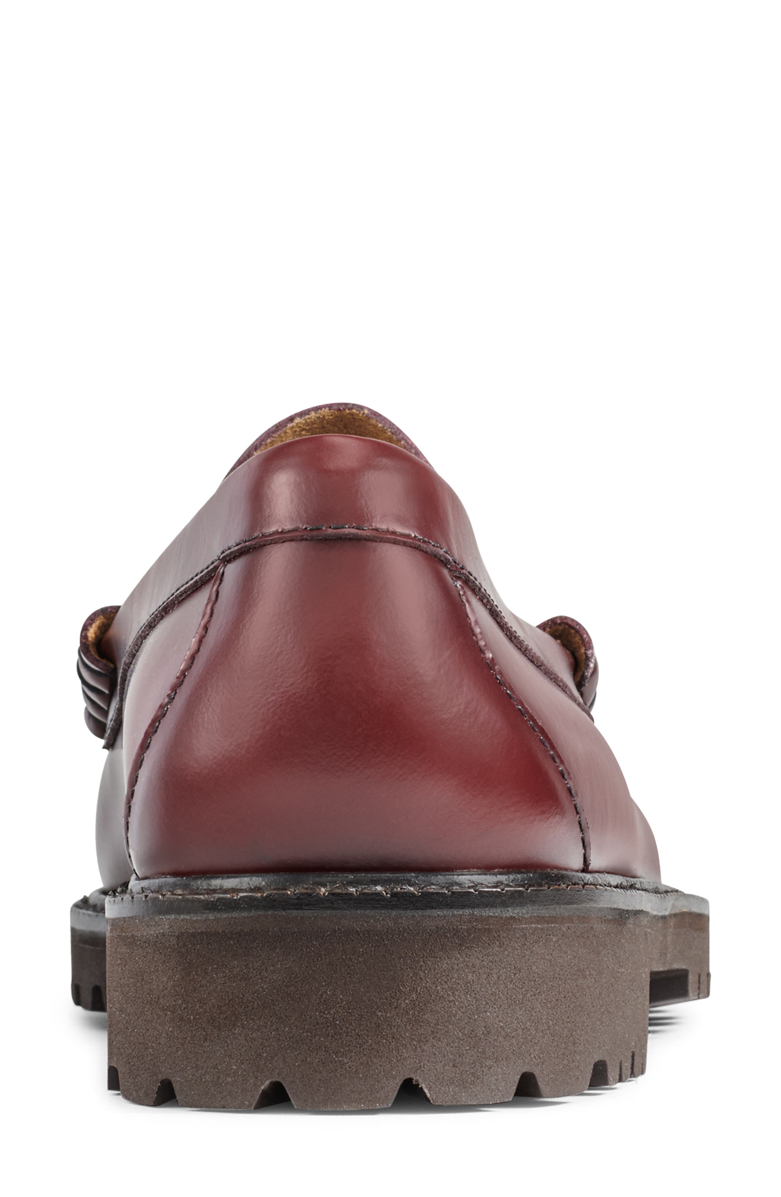 G.H.BASS Larson Lug Loafer, Alternate, color, Wine