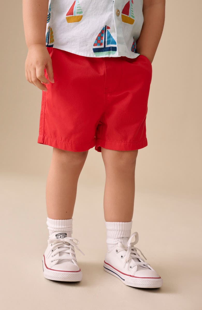 NEXT Kids' Core Shorts, Alternate, color, Red