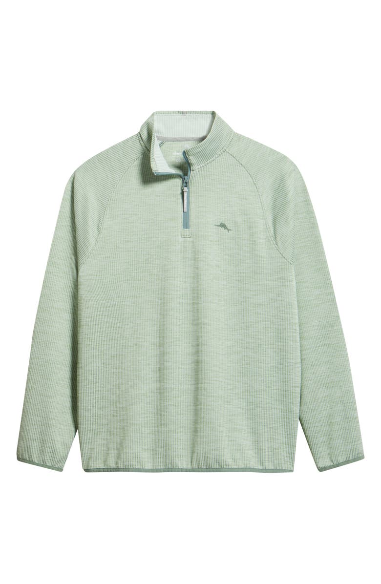 Tommy Bahama Palm Pro IslandZone<sup>®</sup> Performance Half Zip Pullover, Alternate, color, Tropical Fern