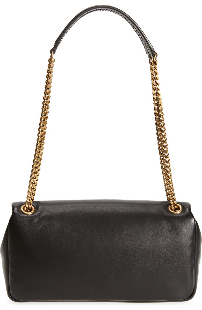 Saint Laurent Calypso Lambskin Leather Shoulder Bag, Alternate, color,
