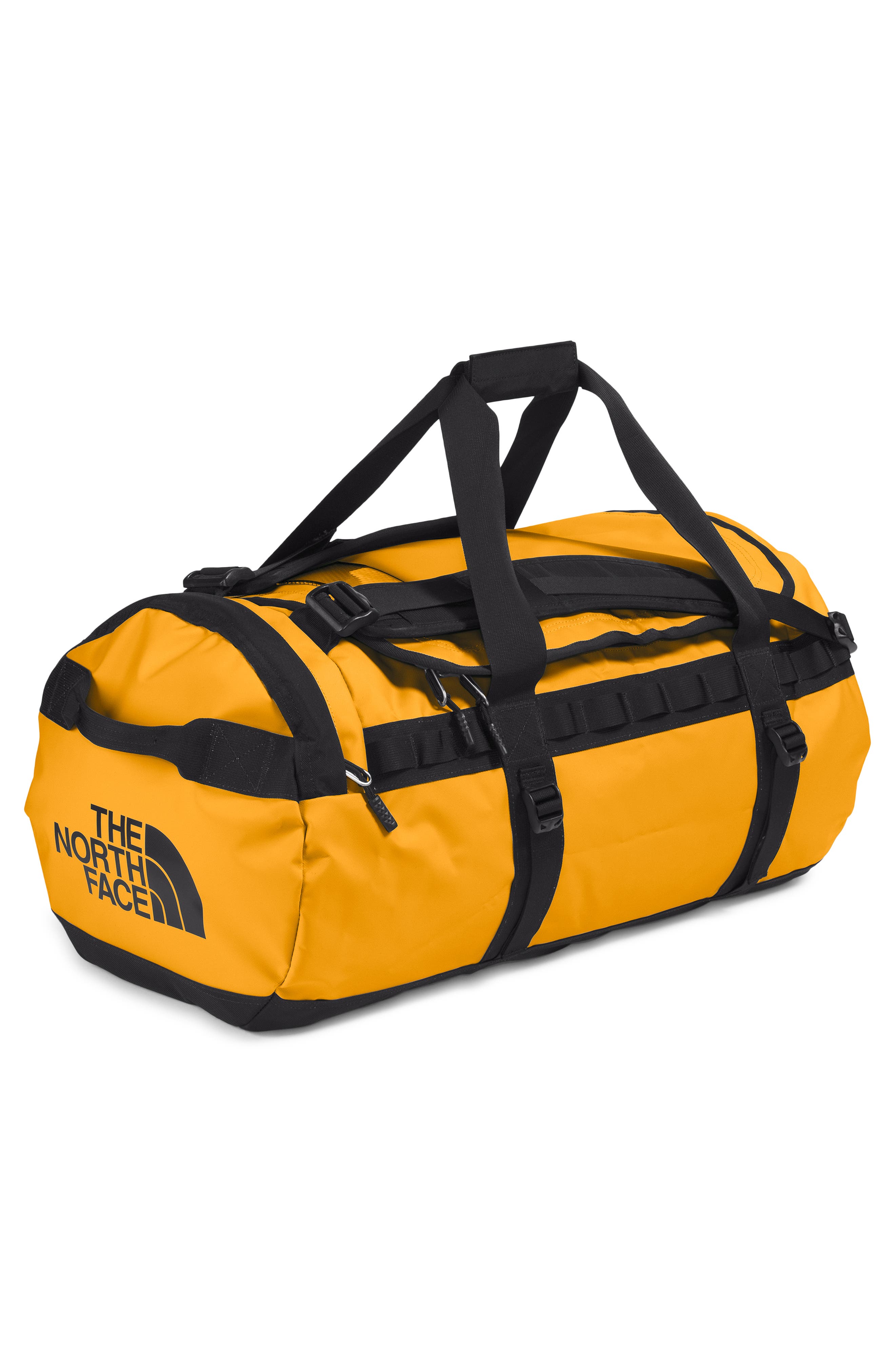 The North Face Base Camp Medium Duffle, Alternate, color, Summit Gold/ Tnf Black-Npf