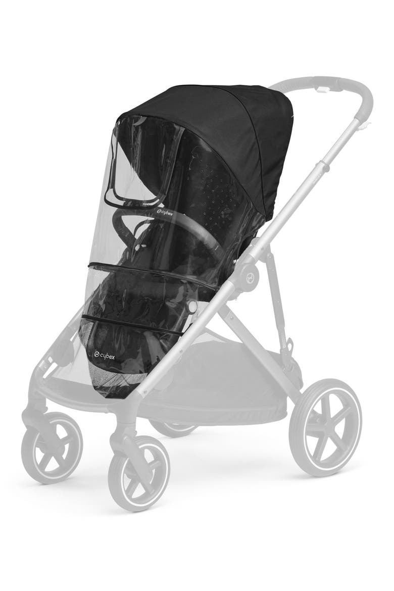Gazelle S Stroller Rain Cover, Main, color, TRANSPARENT