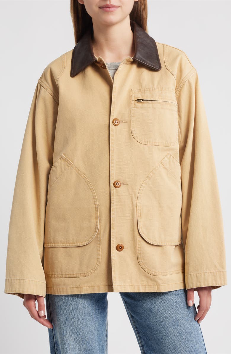 THE GREAT. The Barn Jacket, Alternate, color, 
