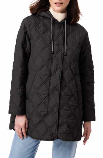 Bernardo Hooded Quilted Liner Jacket