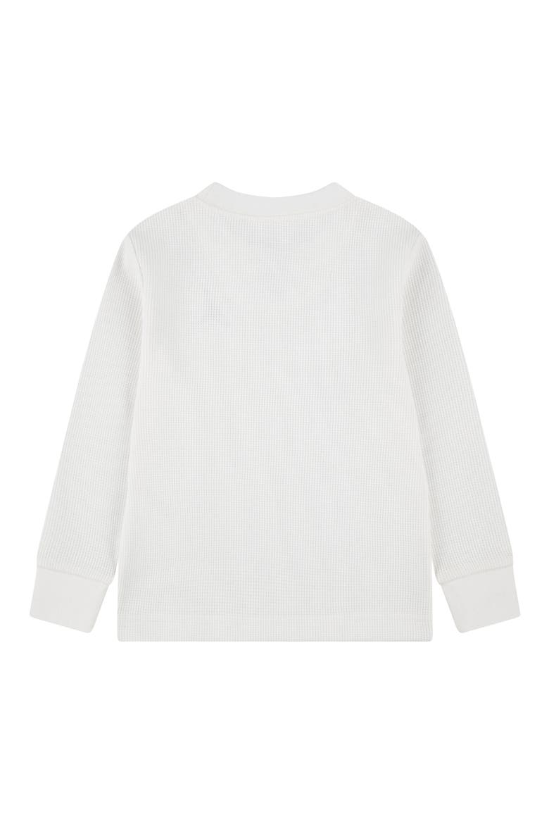 Kids' Essentials Waffle Knit Long Sleeve T-Shirt, Alternate, color, SAIL