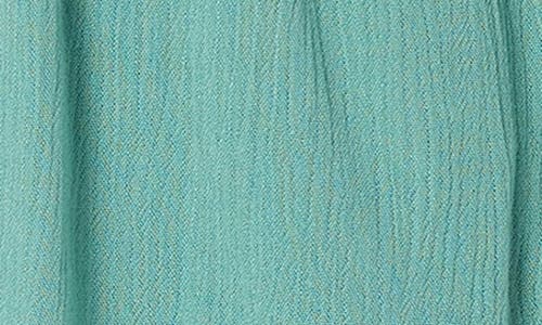O'neill Deji Ruffle Peplum Top In Oil Blue