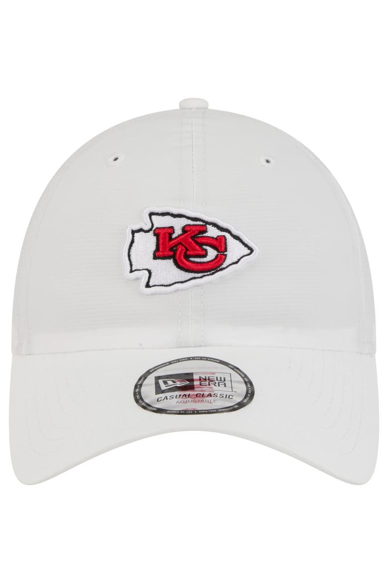 Men's New Era  White Kansas City Chiefs Ripstop Casual Classic Adjustable Hat, Alternate, color, White
