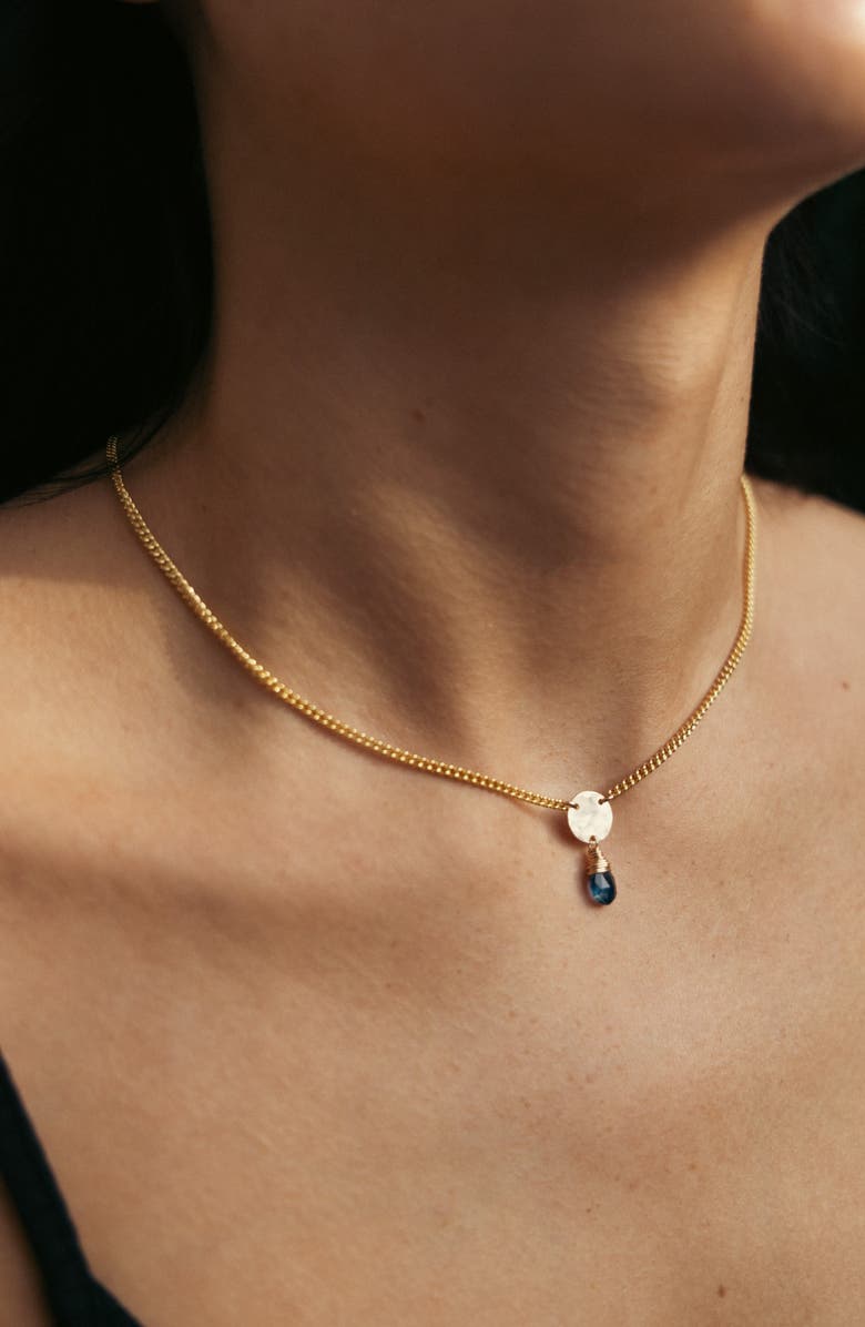 ALBISIA Kevalyn Kyanite Necklace, Alternate, color, 14K Gold Filled