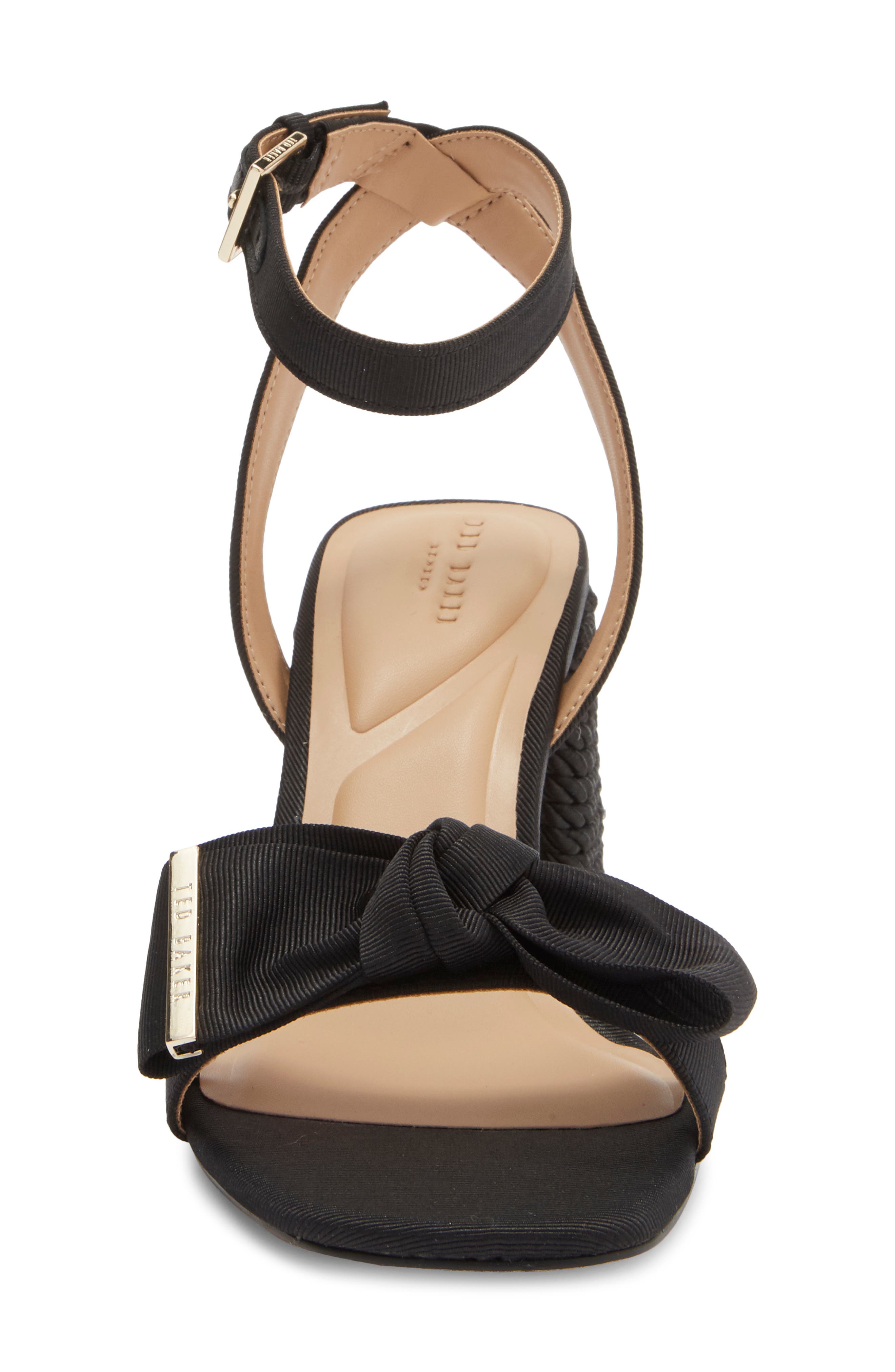 Ted Baker London Giana Block Heel Sandal, Alternate, color, Black