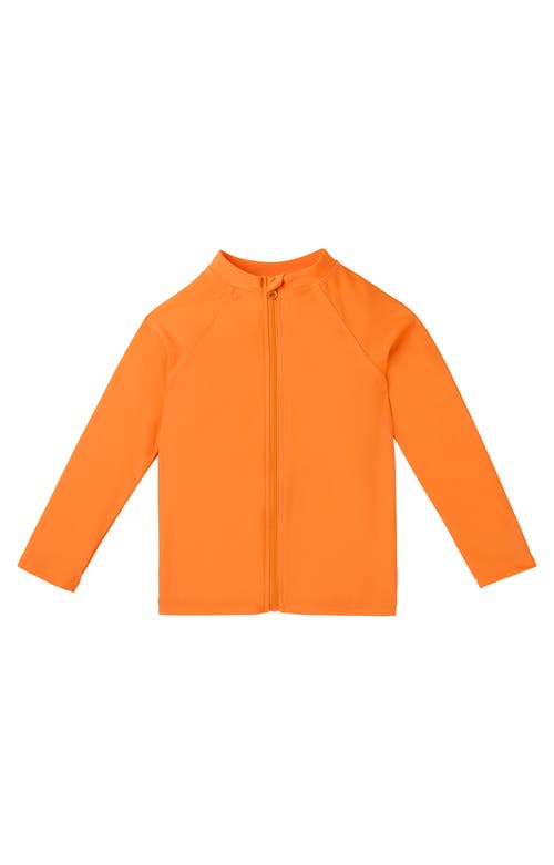 Uv Skinz Full Zip Rashguard In Orange