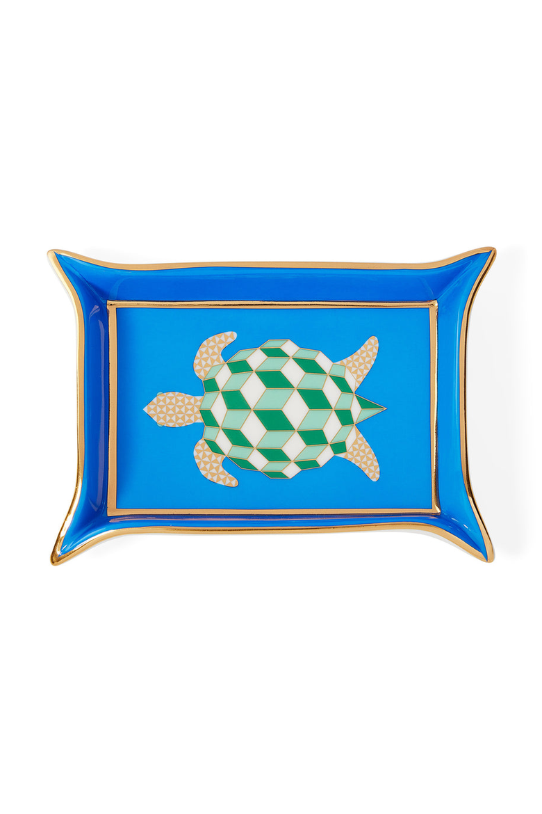 Turtle Valet Tray, Main, color, Blue