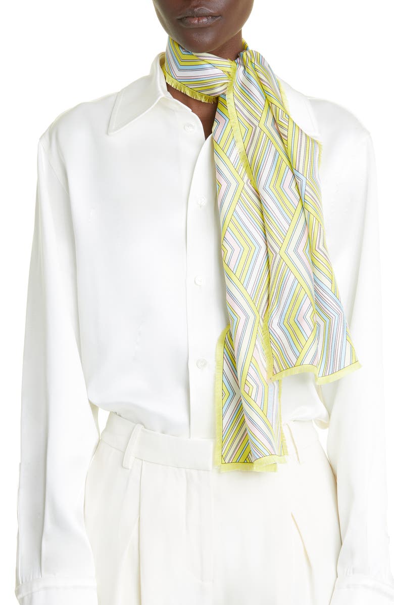 Missoni Zigzag Silk Twill Scarf, Alternate, color, 