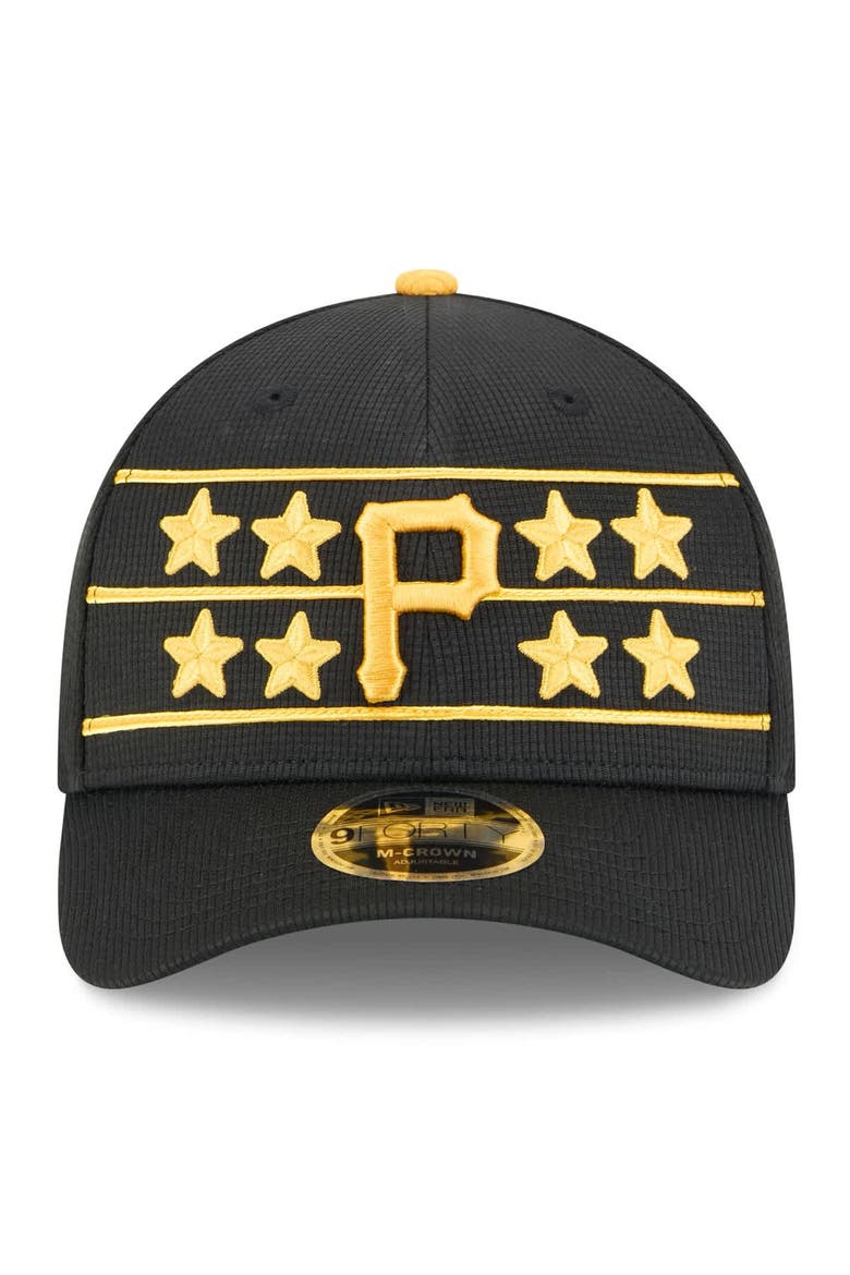 Men's New Era  Black Pittsburgh Pirates 2025 Batting Practice 9FORTY M-Crown Adjustable Hat, Alternate, color, Black