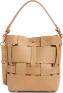 URBAN EXPRESSIONS Woven Bucket Shoulder Bag