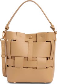 URBAN EXPRESSIONS Woven Bucket Shoulder Bag