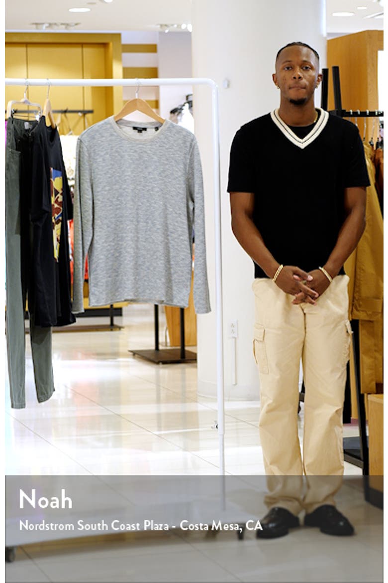 Long Sleeve Double Knit Crewneck T-Shirt video