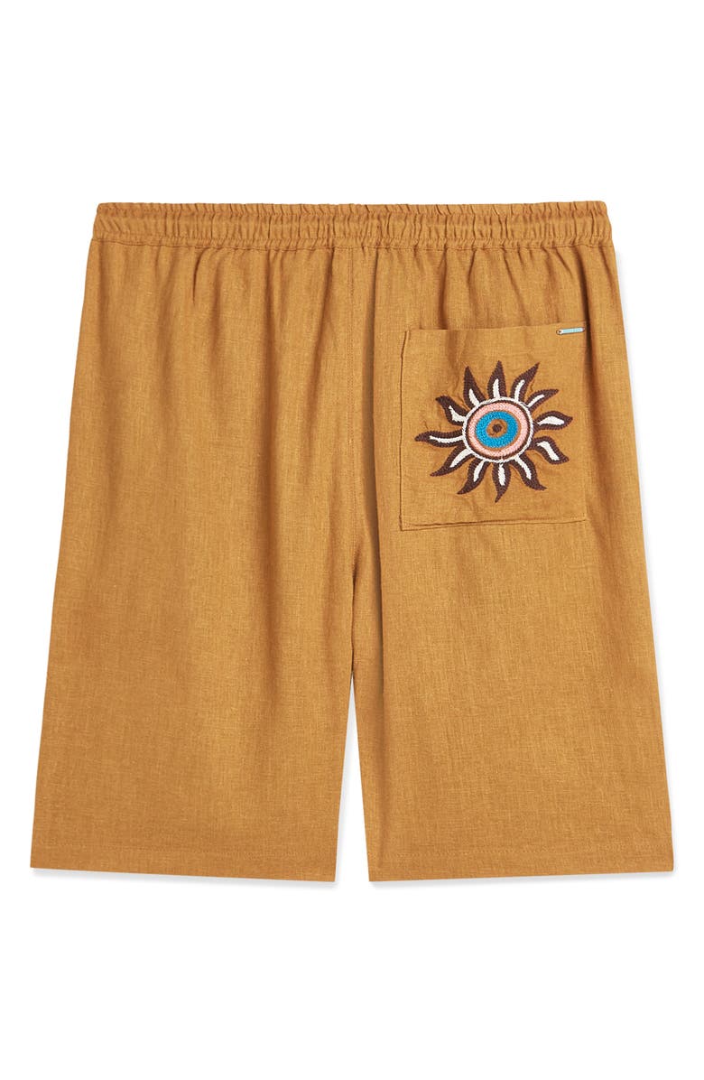 Scotch & Soda Wide Fit Bermuda Shorts, Alternate, color, Cathay Spice