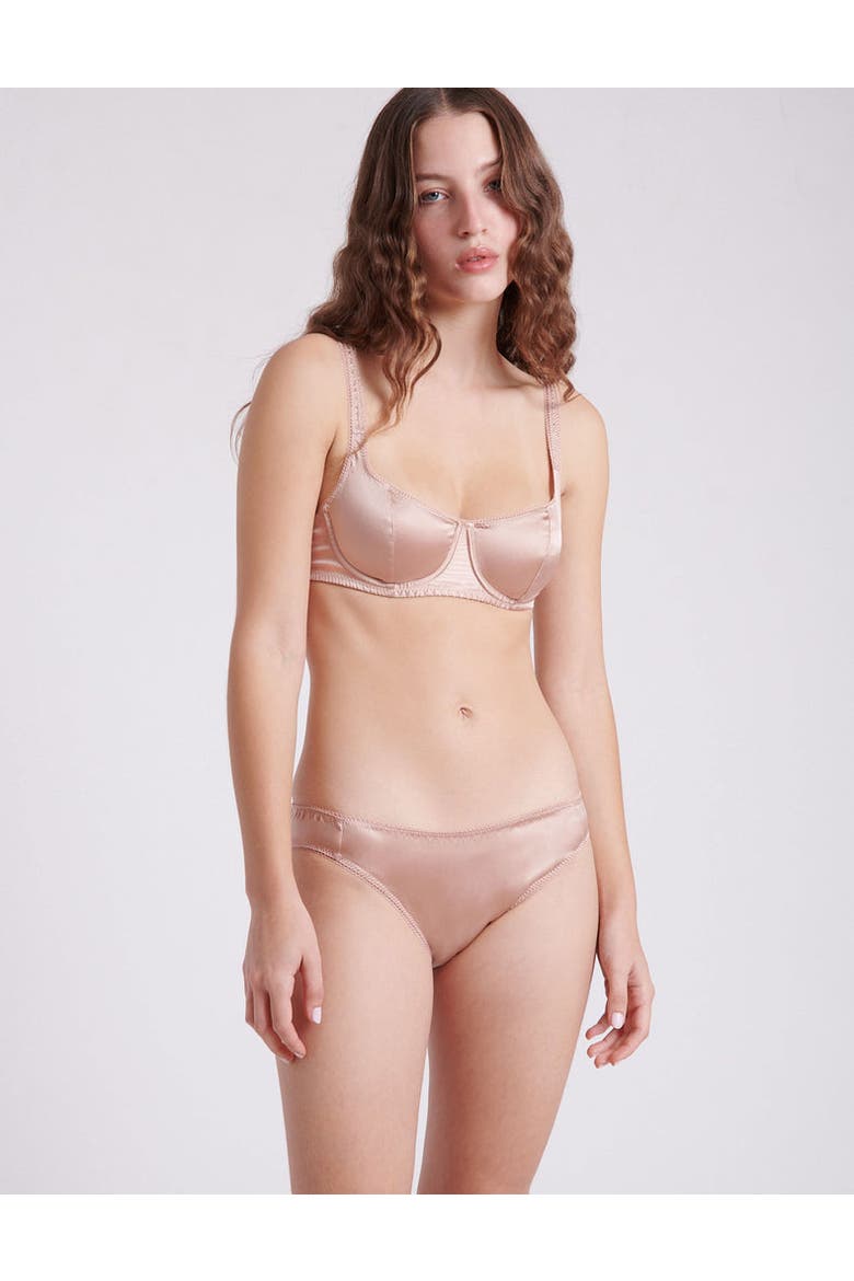 Gita Underwire Bra, Alternate, color, Bare