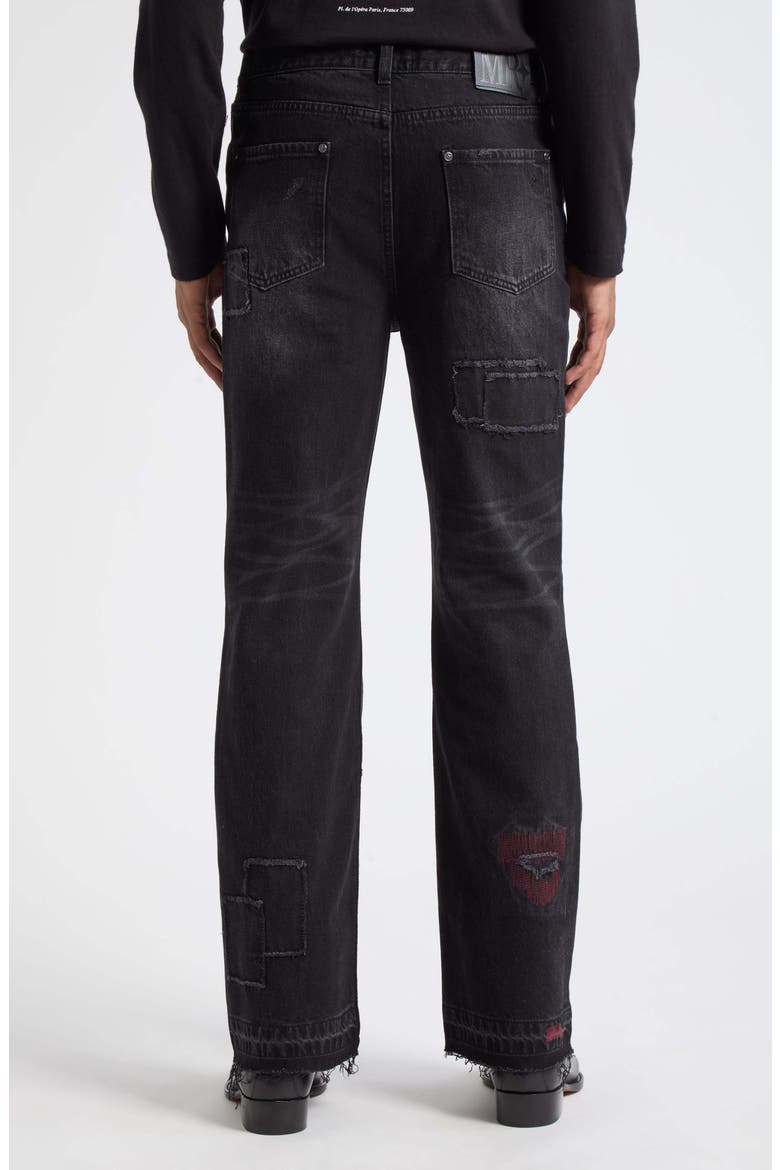 Texoma Patchwork Jeans, Alternate, color, WASHED BLACK