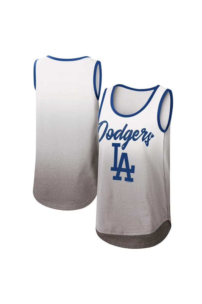Women's G-III 4Her by Carl Banks White Los Angeles Dodgers Logo Opening Day Tank Top, Alternate, color, White