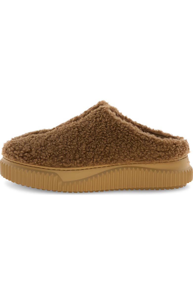 Voile Blanche Gina Faux Shearling Clog, Alternate, color, Brown