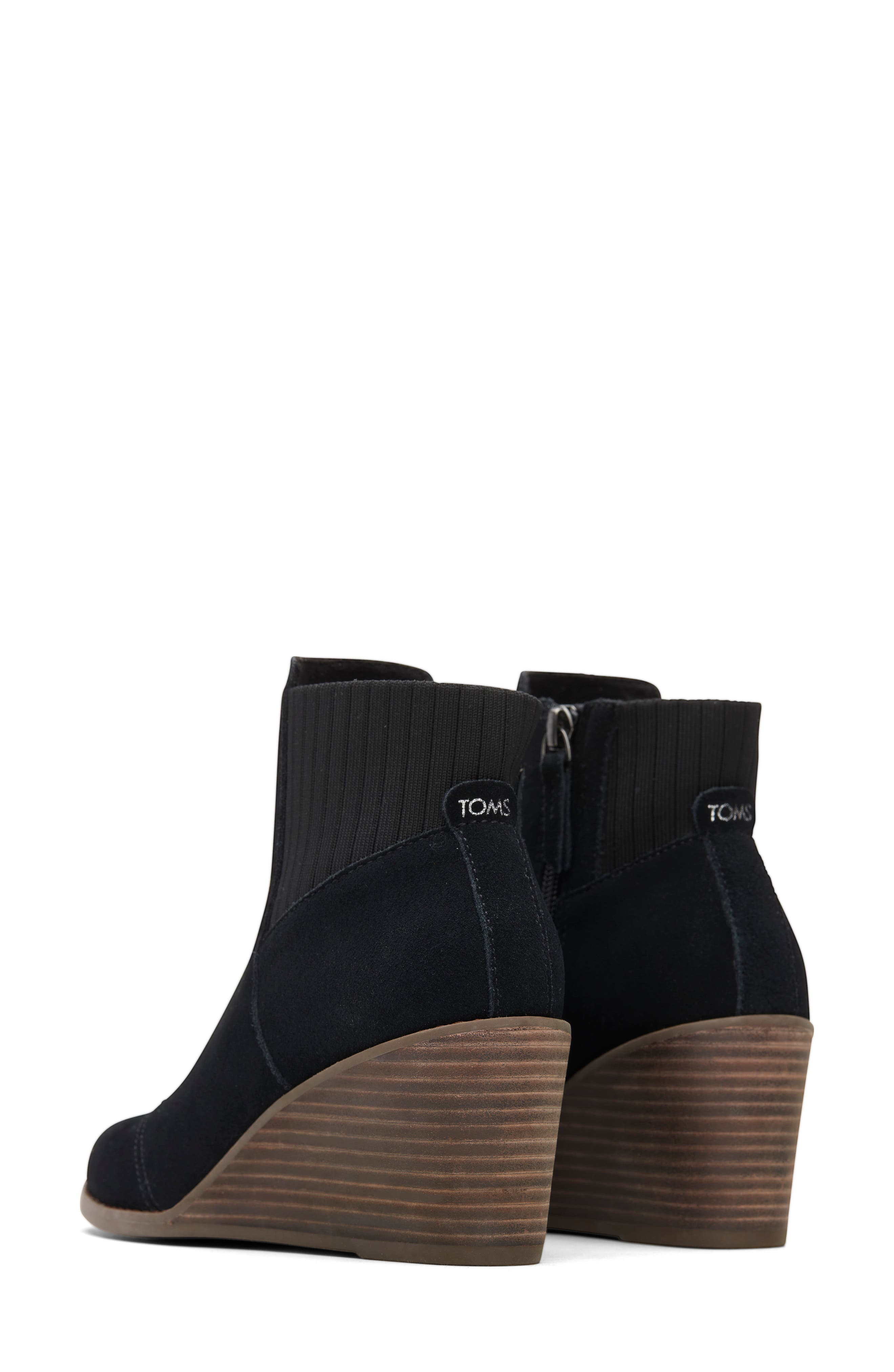 TOMS Suede Bootie, Alternate, color, 